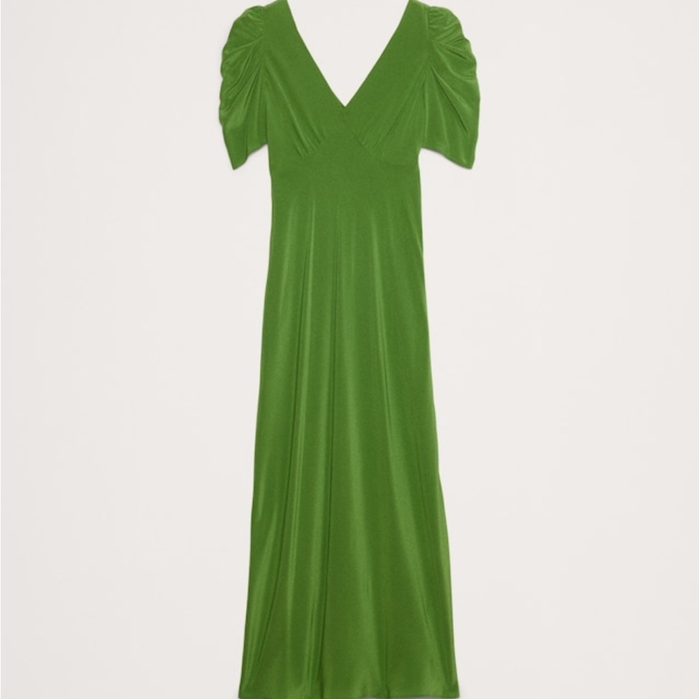 Banana republic matte silk maxi dress